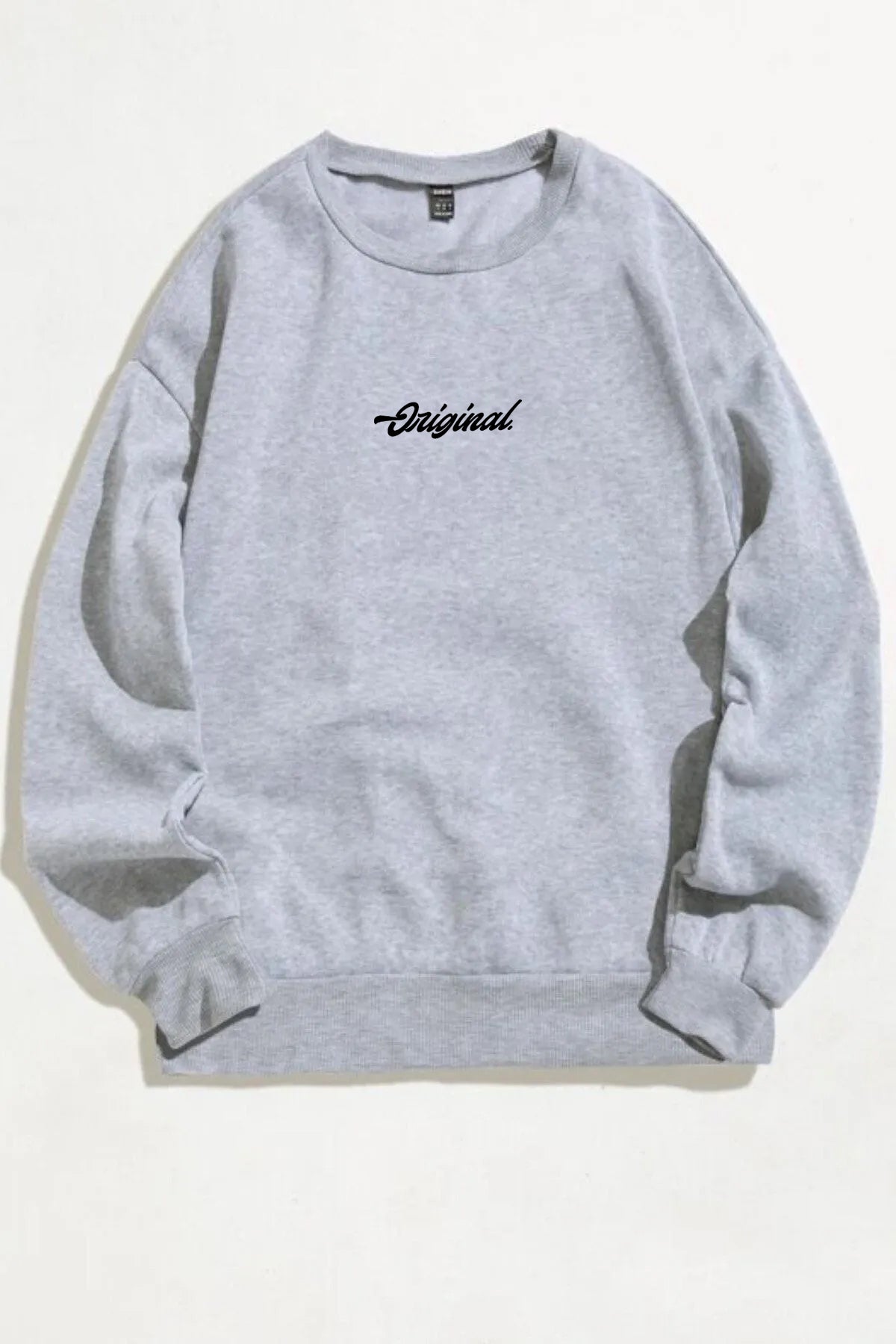 Sweatshirt Original Baskılı Bisiklet Yaka Unisex