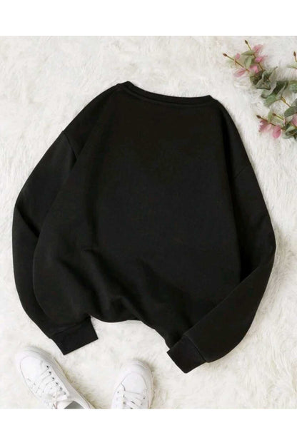 Brooklyn Baskılı Sweatshirt ( Bisiklet Yaka ) Unisex Pamuklu Özel Seri