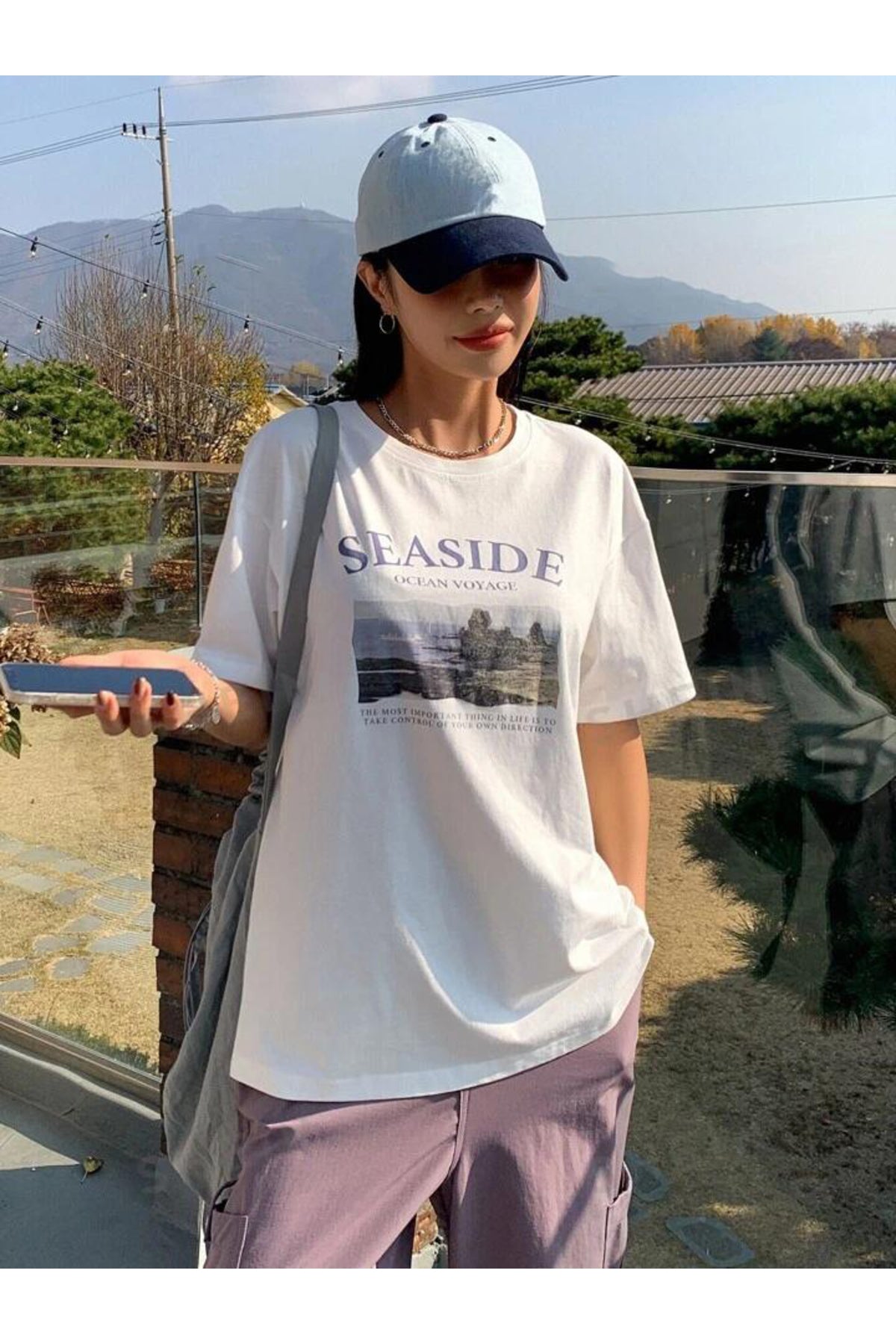 SEASIDE Unisex Kısa Kol (Oversize) Tshirt