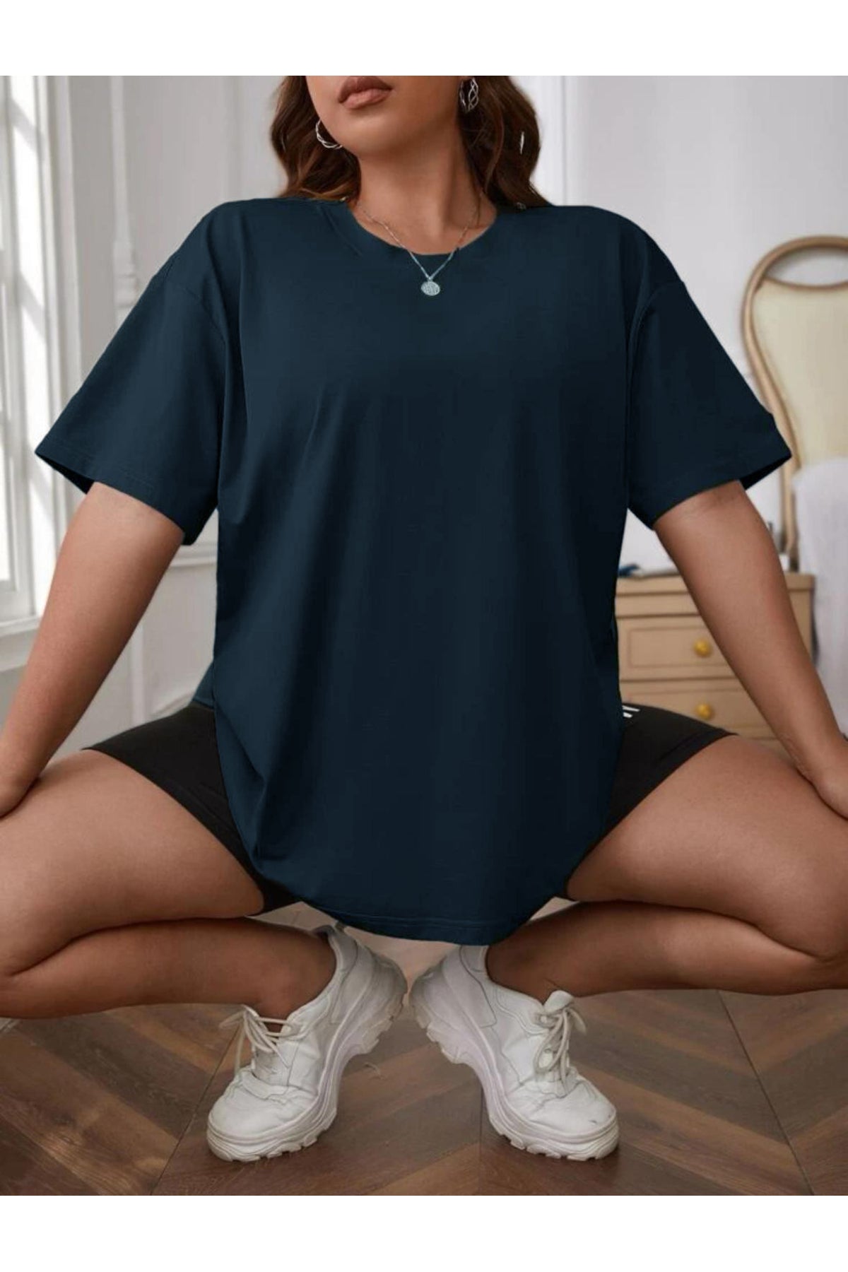 Büyük Beden Geniş Kalıp  Tshirt Serisi ( OVERSİZE-CURVE )Unisex