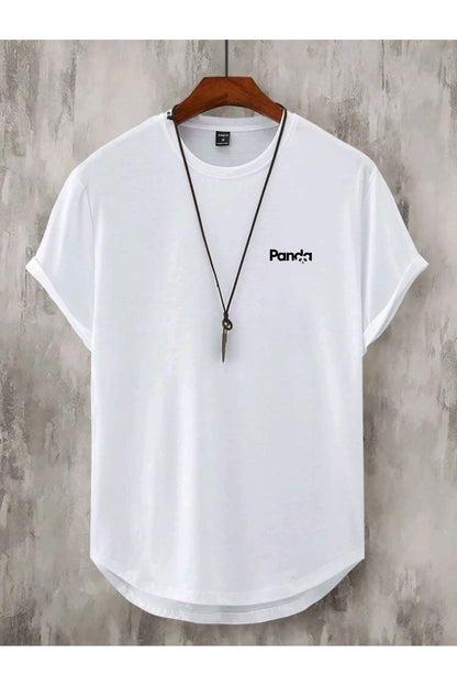 PANDA Oval Pamuklu Yazlık Unisex Tshirt