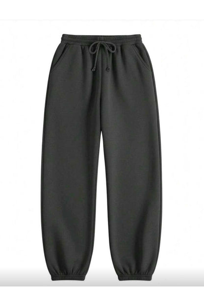Soft Eşofman Altı Paçası Lastikli Şardonlu Unisex