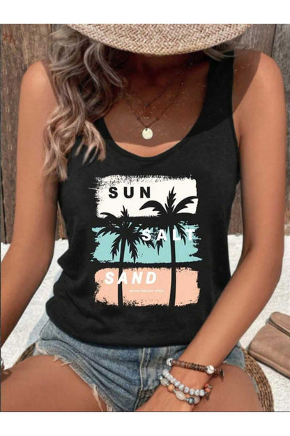 Omuzu Açık MİX Kadın Pamuklu Kolsuz Yazlık T-shirt Atlet