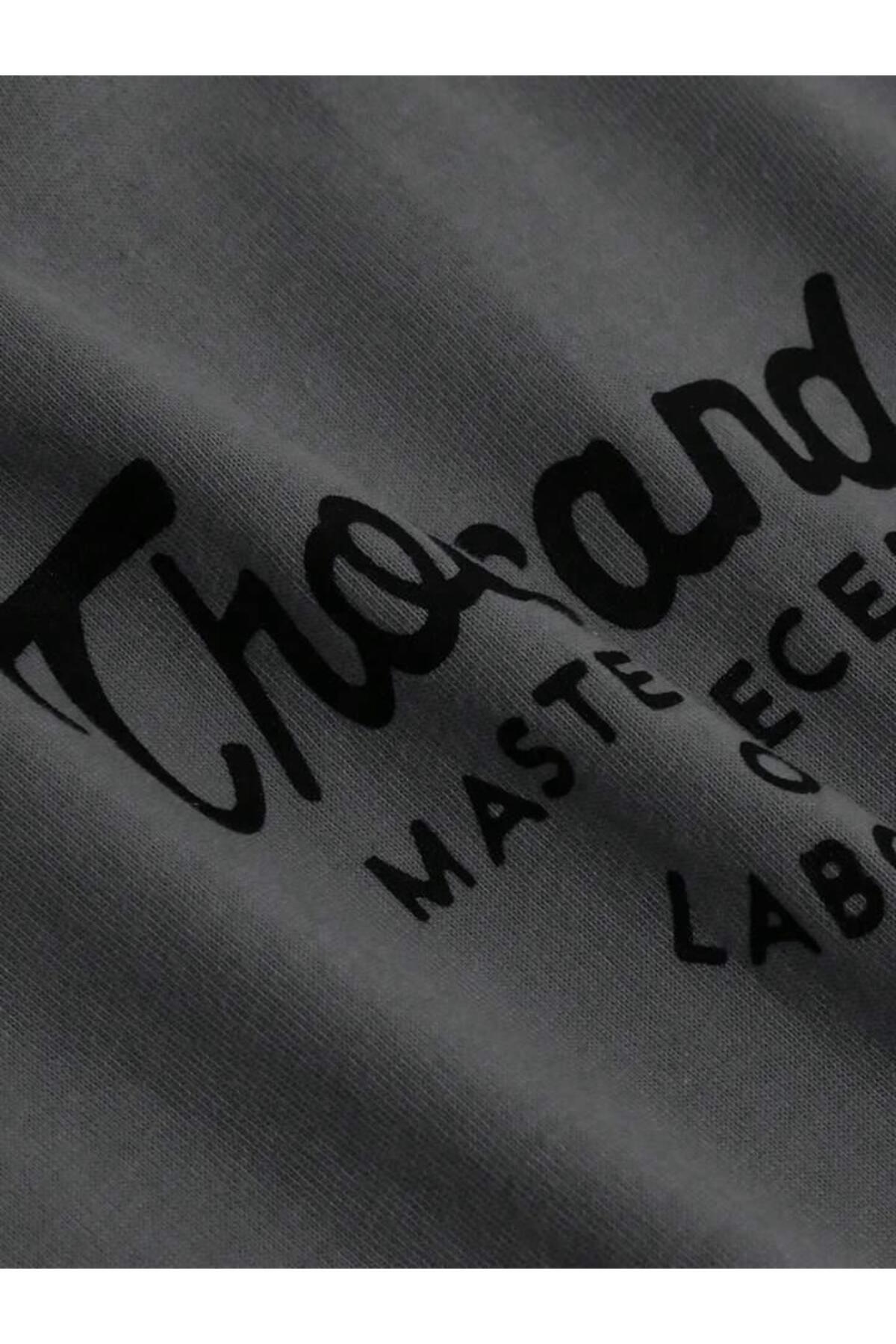 Thousand Baskılı Pamuklu Kısa Kol (Oversize) Tshirt