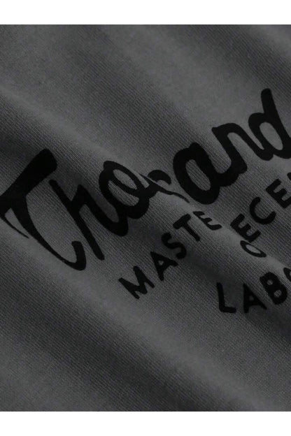 Thousand Baskılı Pamuklu Kısa Kol (Oversize) Tshirt