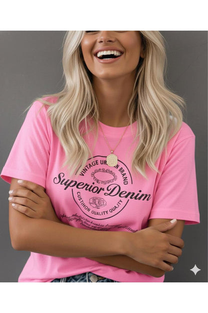 Superior Denim Baskılı T-SHİRT
