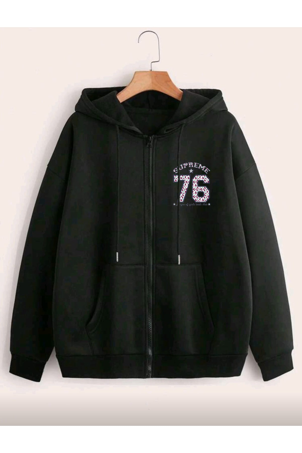 76 Baskılı FERMUARLI HIRKA