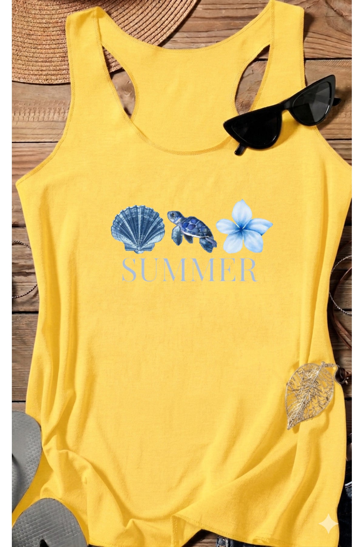 YÜZÜCÜ SUMMER İSTİRİDYE Baskılı RELAX Kalıp Kadın T-Shirt