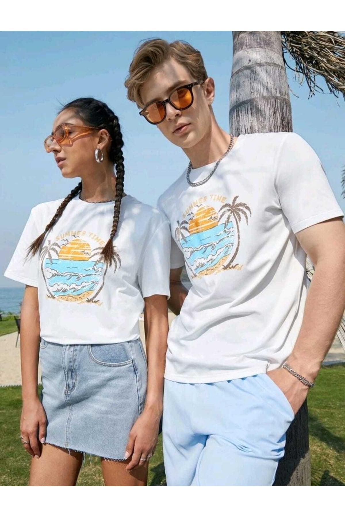 Unisex Multi Sevgili Kombini T-shirt Takımı