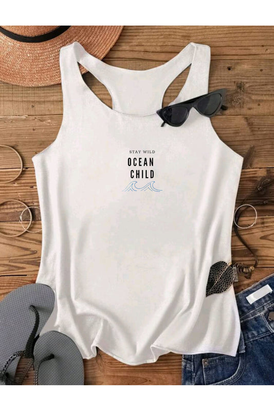 OCEAN CHILD Yüzücü Kadın Atlet Tshirt