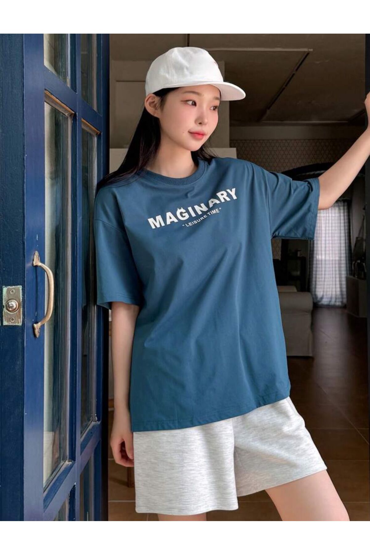 MAGINARY Baskılı Pamuklu Kısa Kol (Oversize) Tshirt