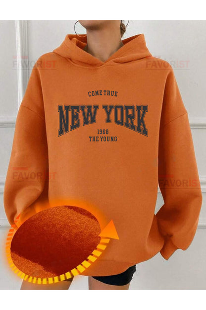 Oversize Kapüşonlu (COME TRUE NEW YORK) Sweatshirt