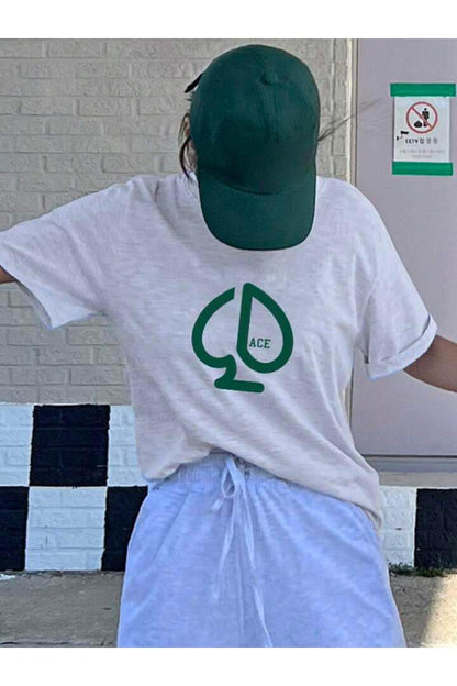 ACE Baskılı Oversize TSHİRT
