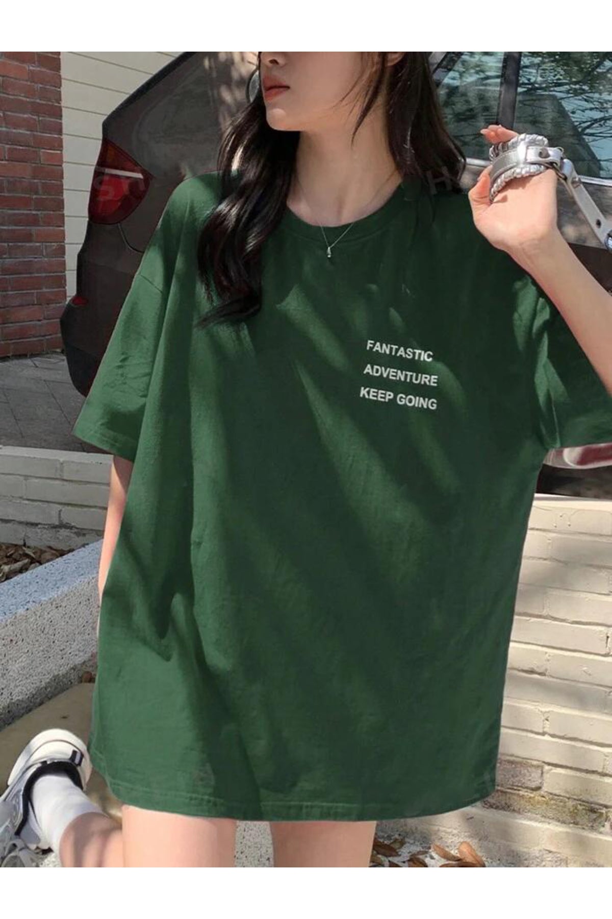 FANTASTIC Pamuklu Kısa Kol (Oversize) Tshirt