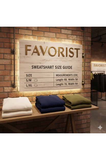 Basic Bisiklet Yaka Kadın Sweatshirt