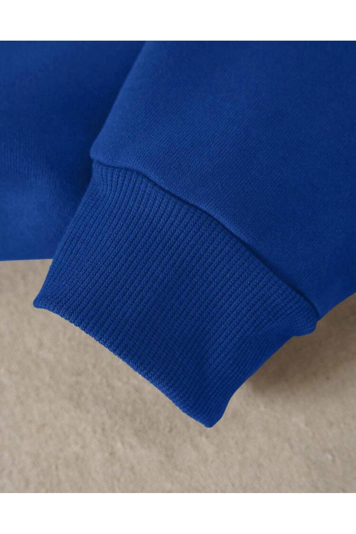 Unısex Baskılı Bisiklet Yaka Sweatshirt Hoodie Be Kınd