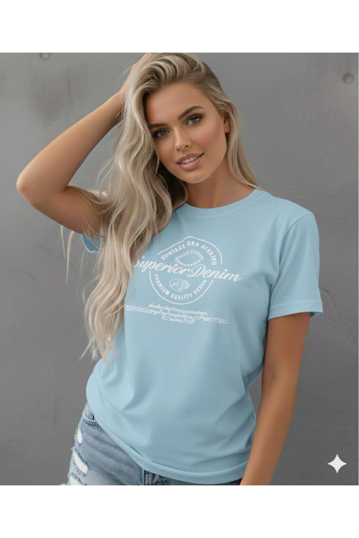 Superior Denim Baskılı T-SHİRT