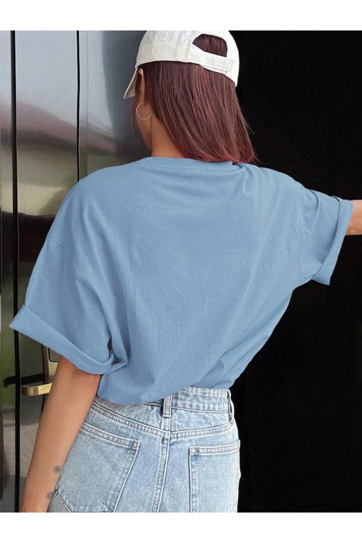 CALIFORNIA SUMMER Baskılı Pamuklu Kısa Kol (Oversize) Tshirt