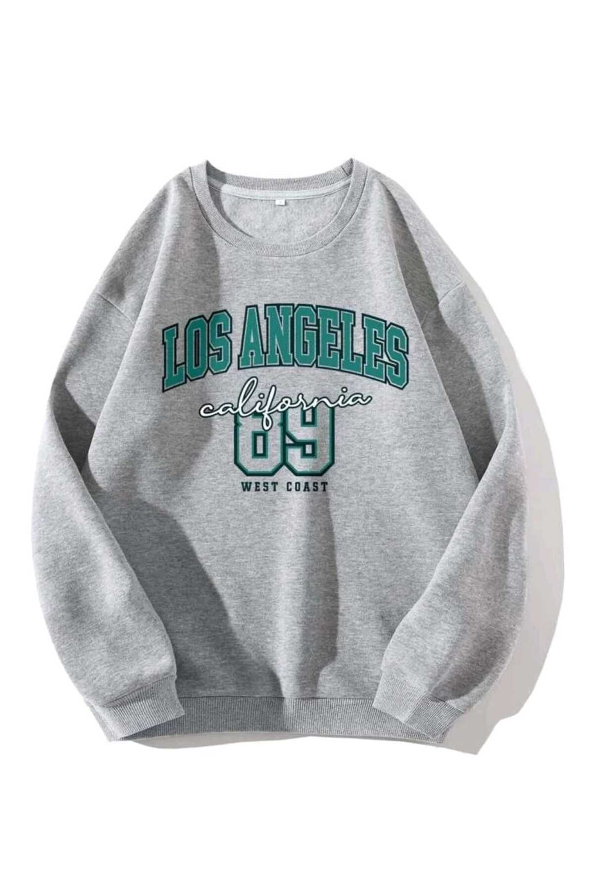 Bisiklet Yaka Sweatshirt Oversize