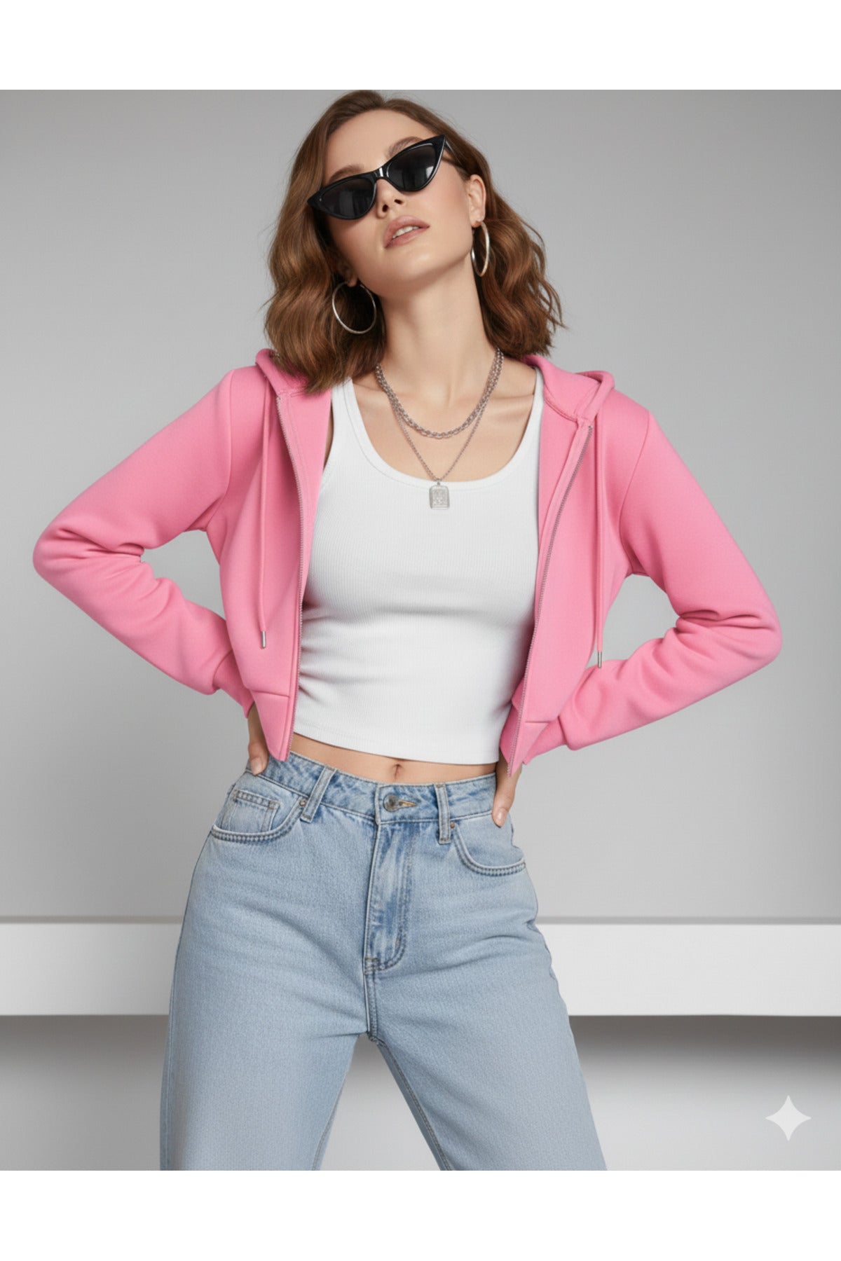 CROP FERMUARLI KADIN HIRKA