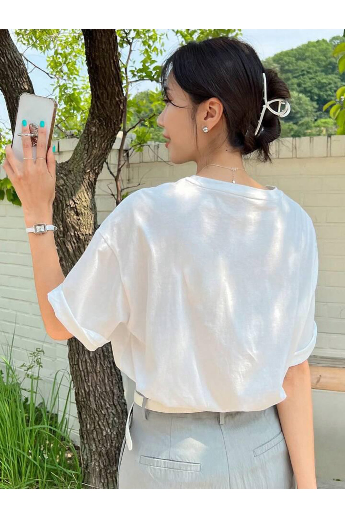 CALIFORNIA SUMMER Baskılı Pamuklu Kısa Kol (Oversize) Tshirt