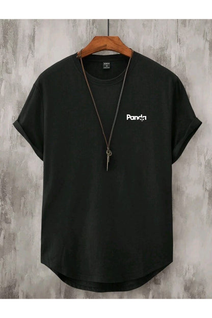 PANDA Oval Pamuklu Yazlık Unisex Tshirt