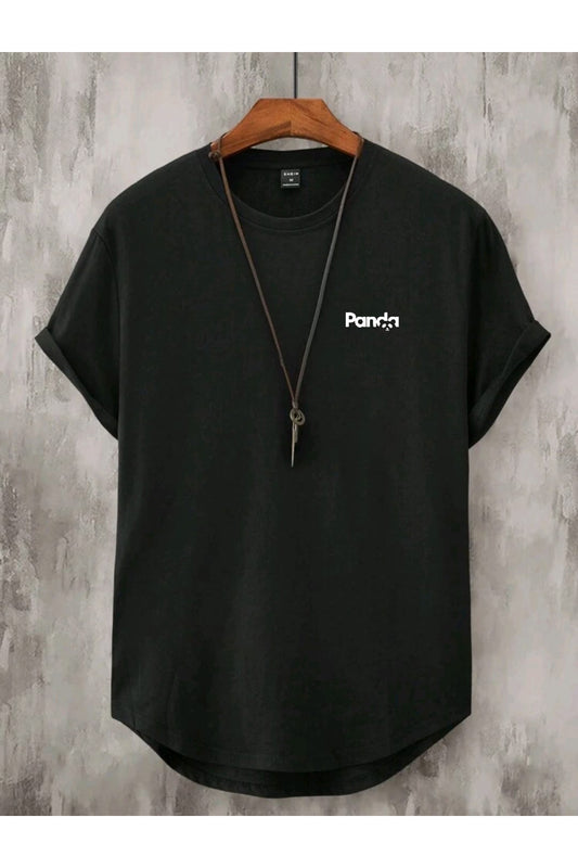 PANDA Oval Pamuklu Yazlık Unisex Tshirt