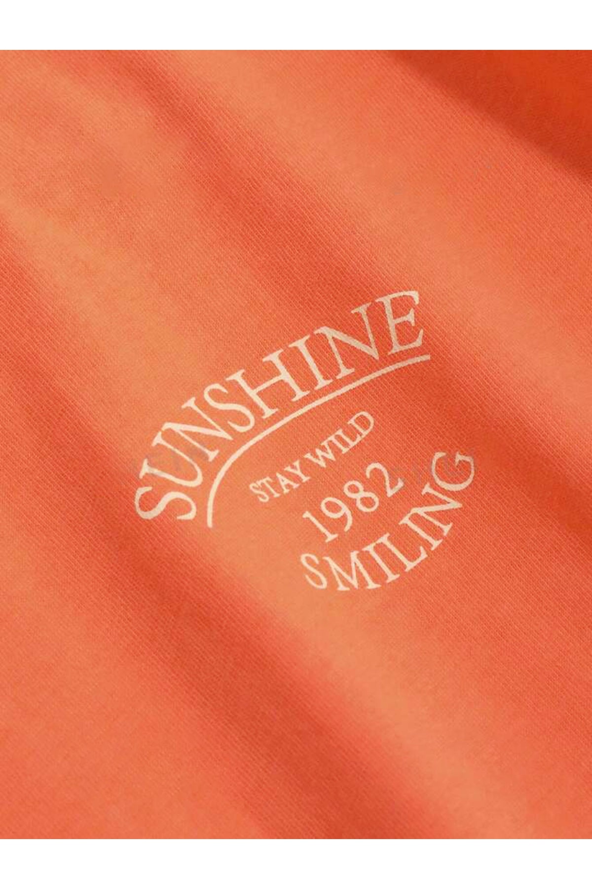 SUNSHINE Baskılı Oversize Tshirt