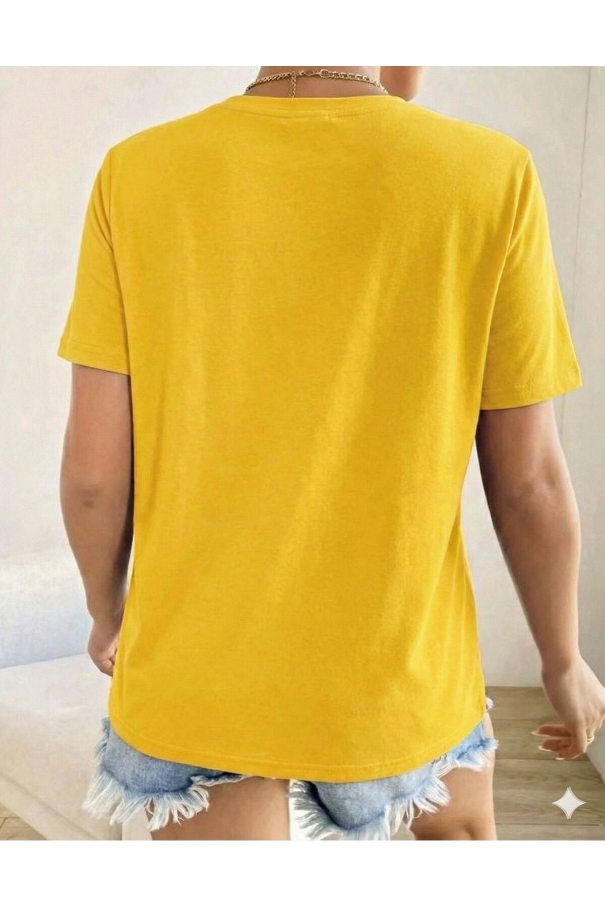 Kalp Baskılı Kadın Tshirt