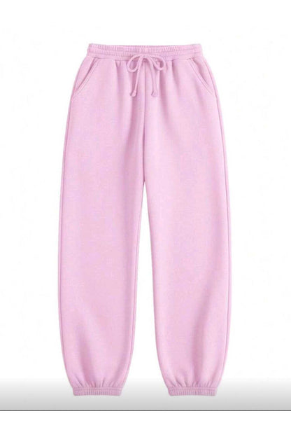 Soft Eşofman Altı Paçası Lastikli Şardonlu Unisex
