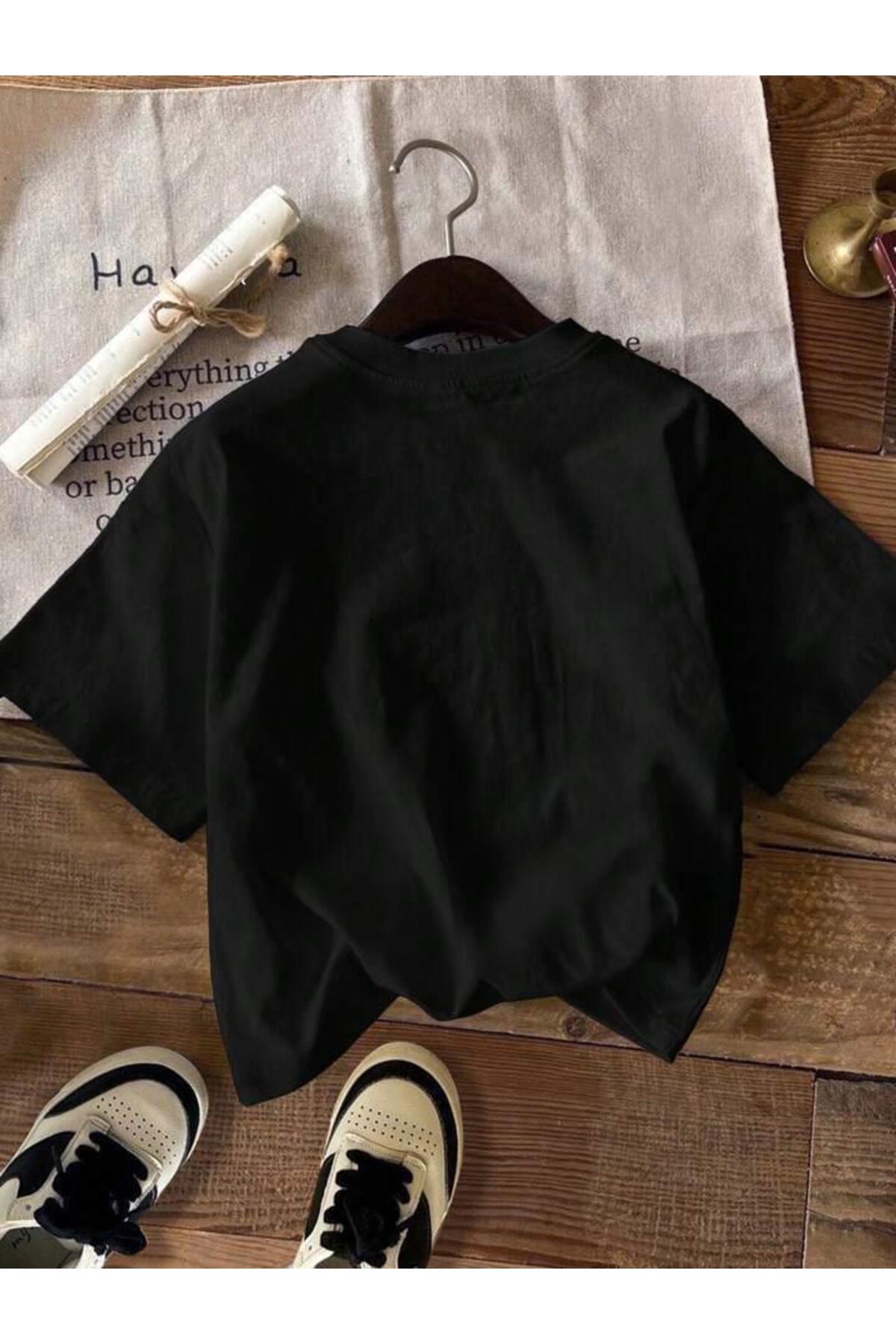 NEW YORK EXTRA BASKILI Pamuklu Kısa Kol (Oversize) Tshirt