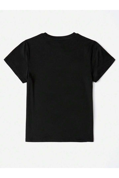 it's Okay To Çiçekler Kısa Kollu Pamuklu Tshirt