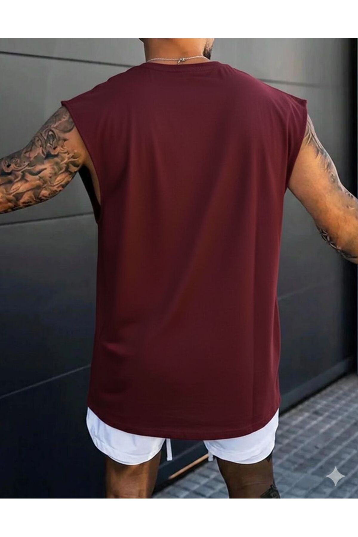 JRDN23 Basketbol Giyim Spor Giyim Sıfır Kol Oversize T-SHİRT