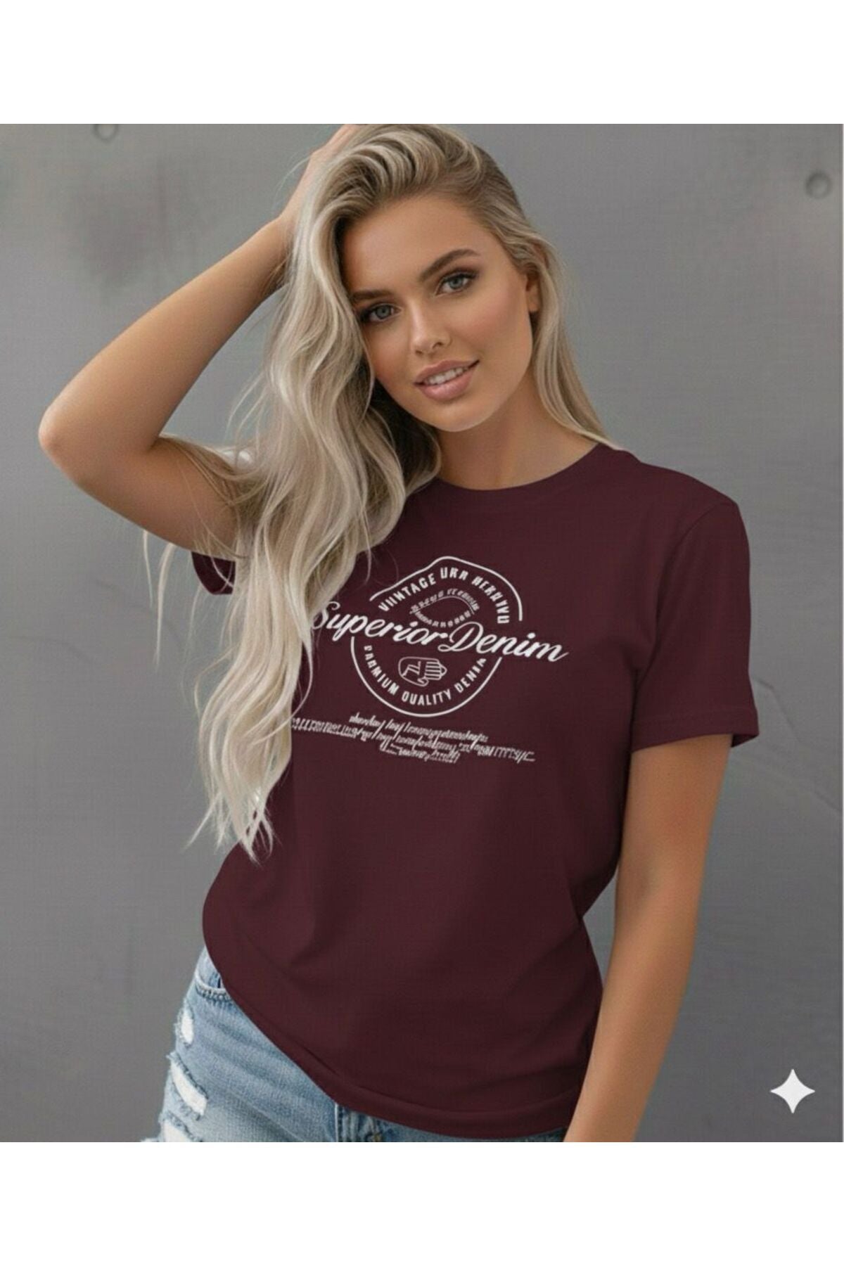 Superior Denim Baskılı T-SHİRT