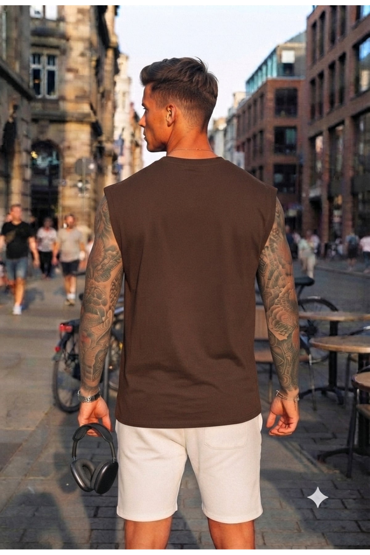 Limited EDITION Baskılı Erkek Sıfır Kol T-Shirt (%100 Pamuk Penye)
