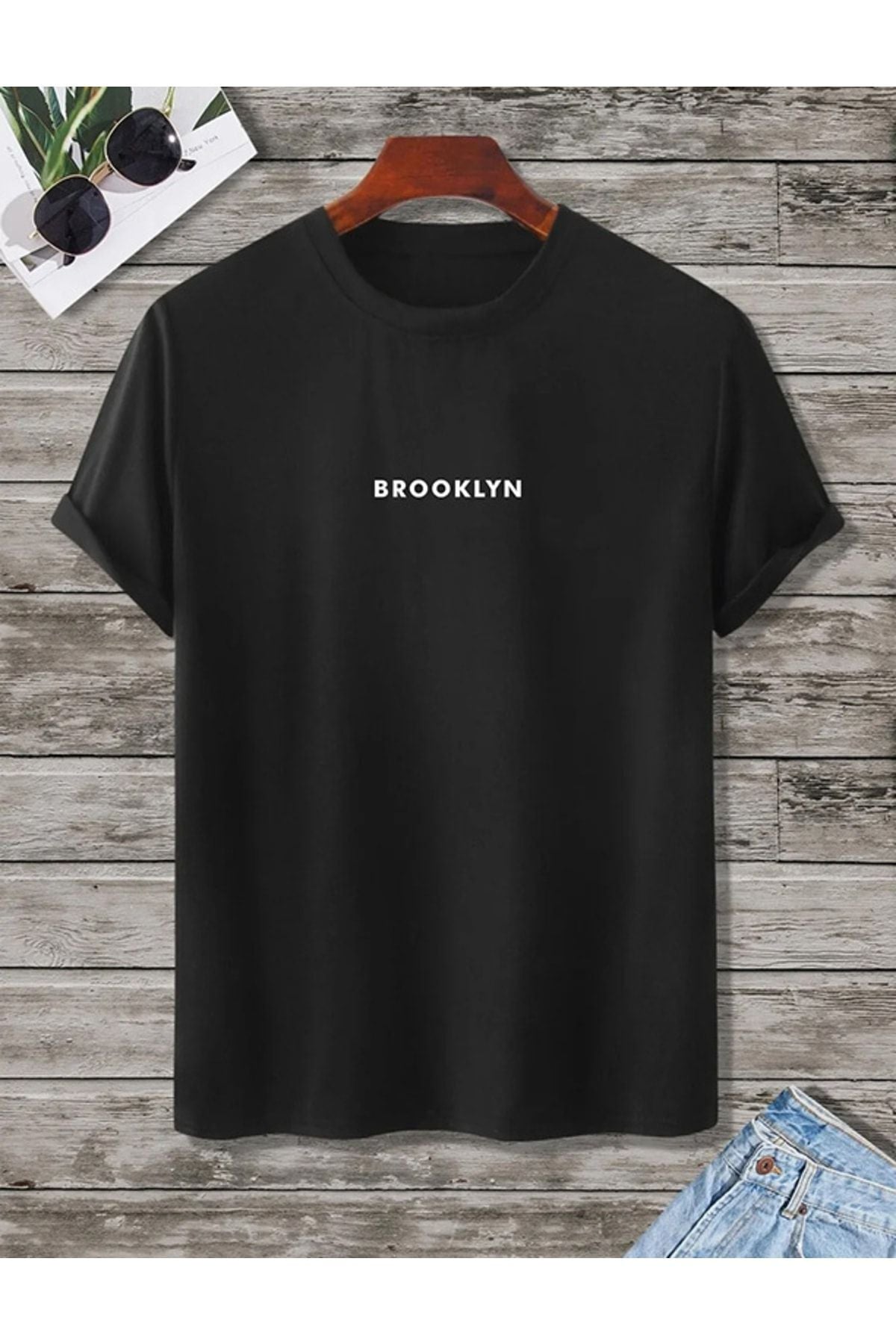 Oversize T-shırt Brooklyn Baskılı Unısex