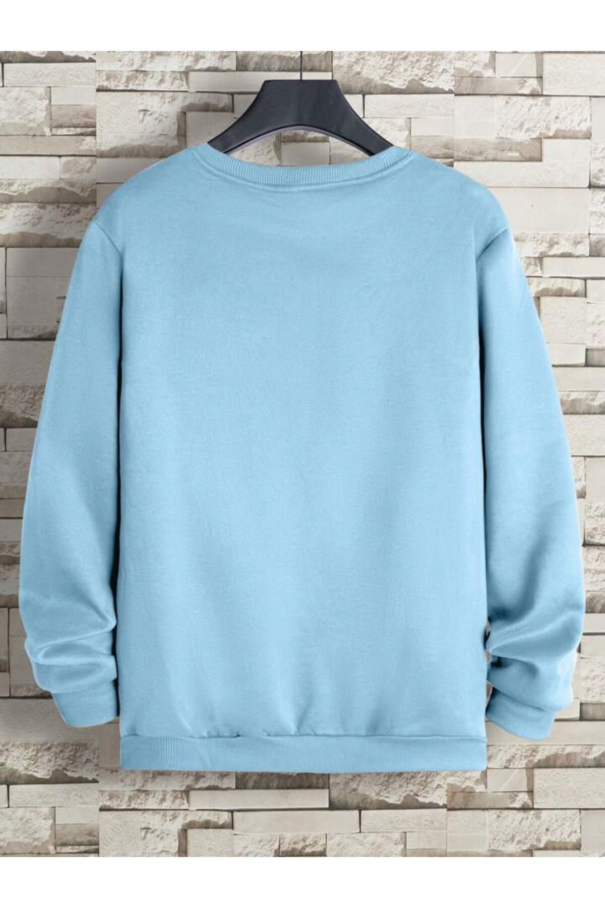 Brooklyn Minimal Yazı Baskılı Oversize Unisex (Sweatshirt)
