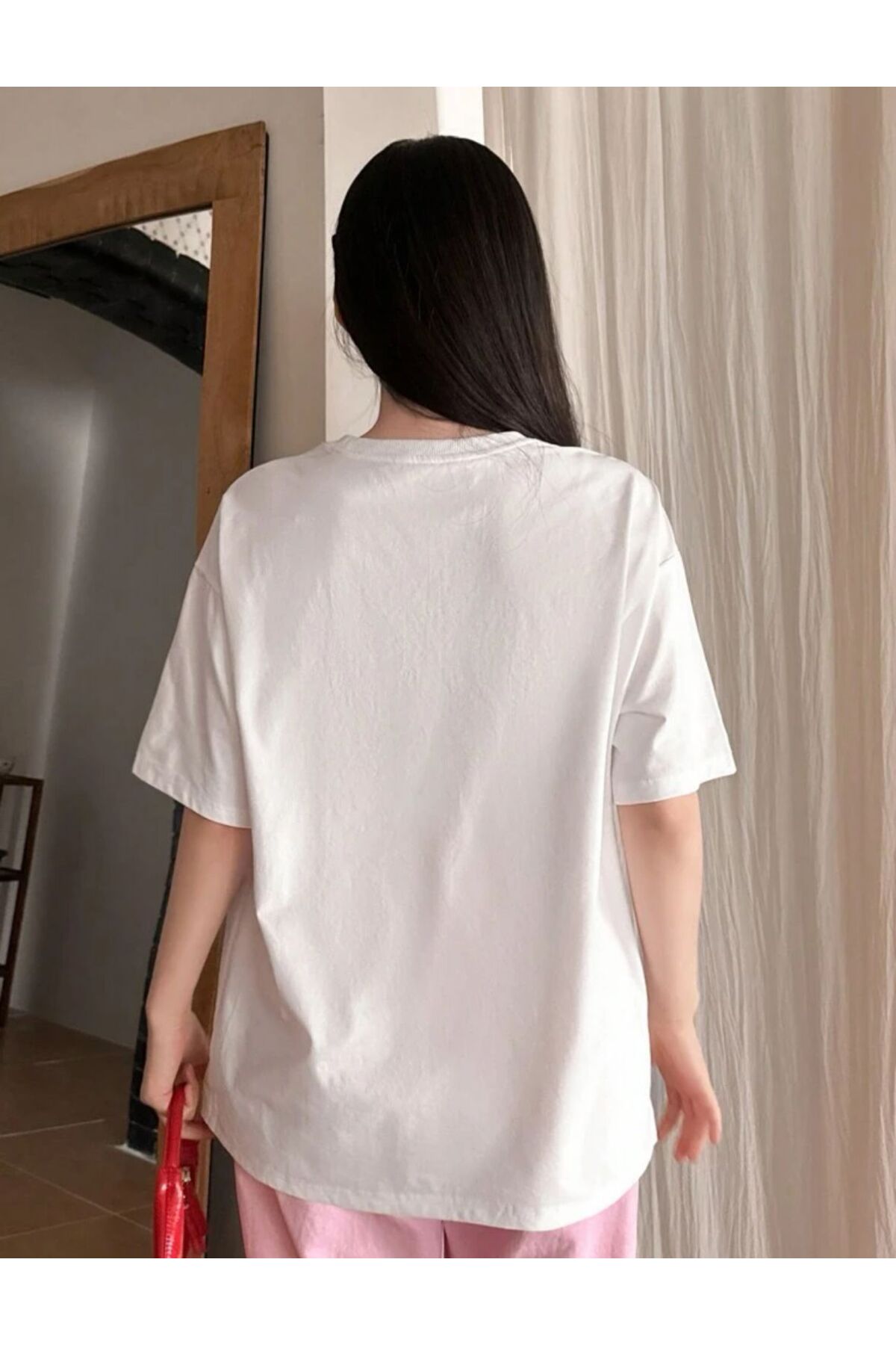 MAGINARY Baskılı Pamuklu Kısa Kol (Oversize) Tshirt