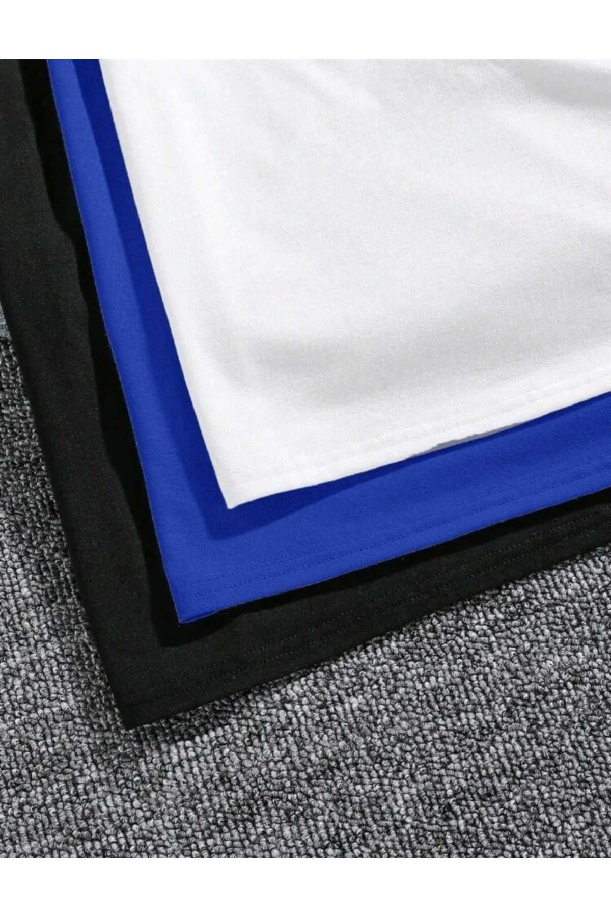 Çocuk Basic Düz Baskısız 3 Adet PAKET Tshirt