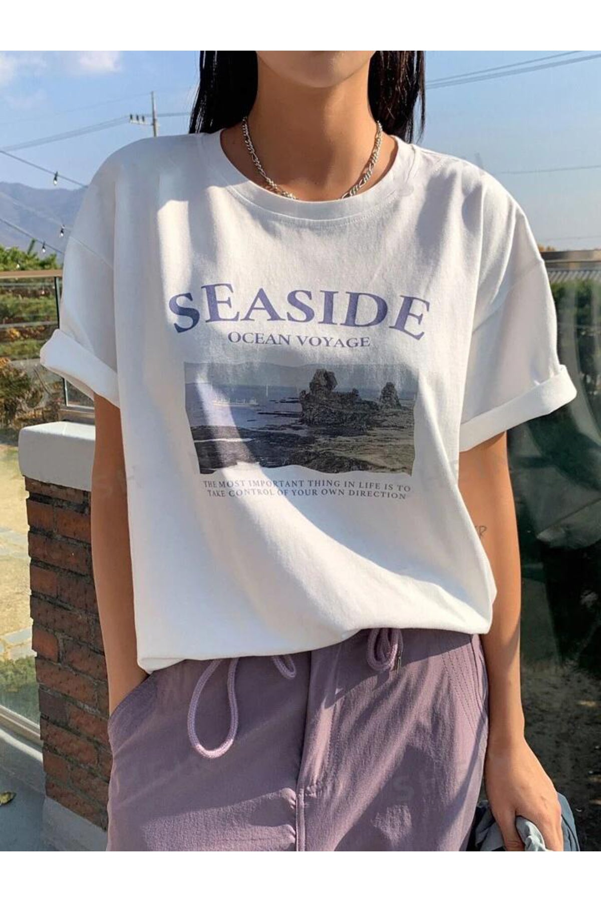 SEASIDE Unisex Kısa Kol (Oversize) Tshirt
