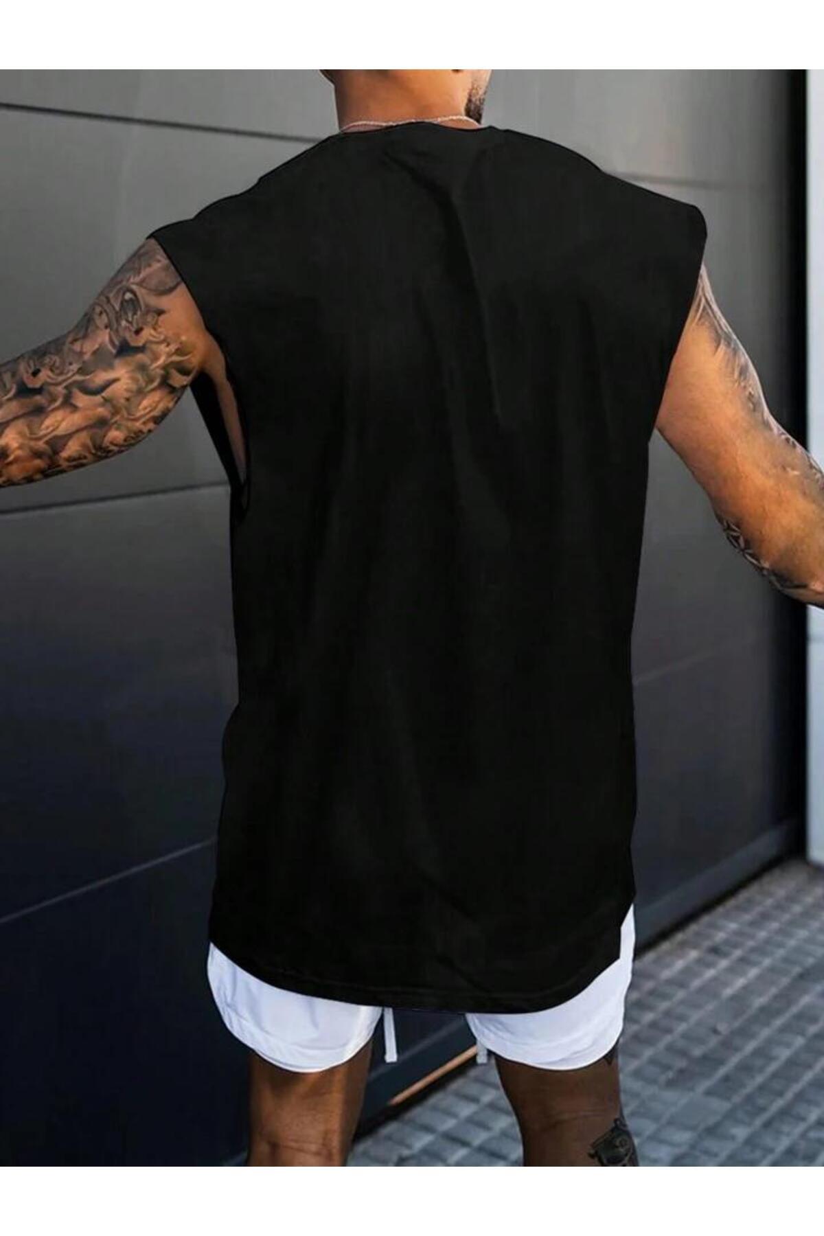 Los Angeles Baskılı Sıfır Kol Tshirt