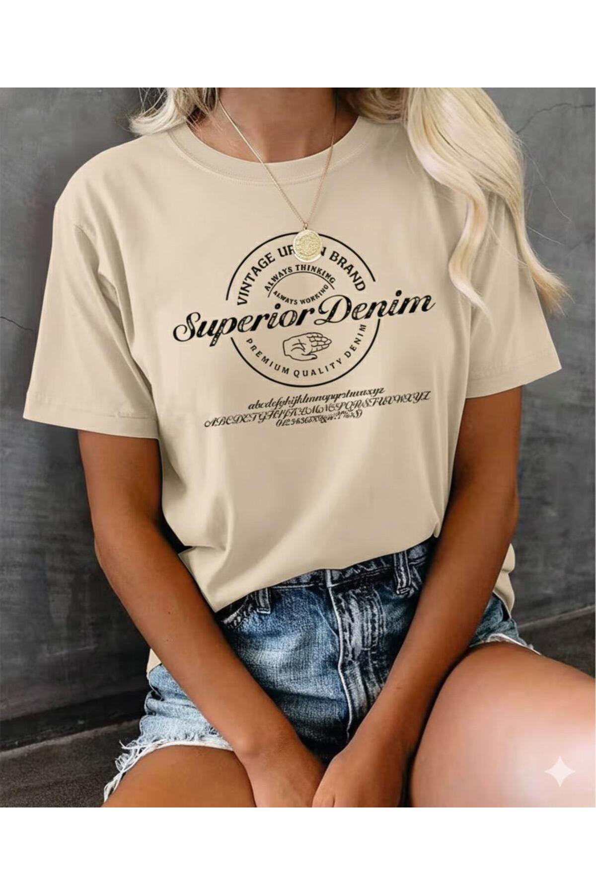 Superior Denim Baskılı T-SHİRT