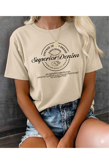 Superior Denim Baskılı T-SHİRT