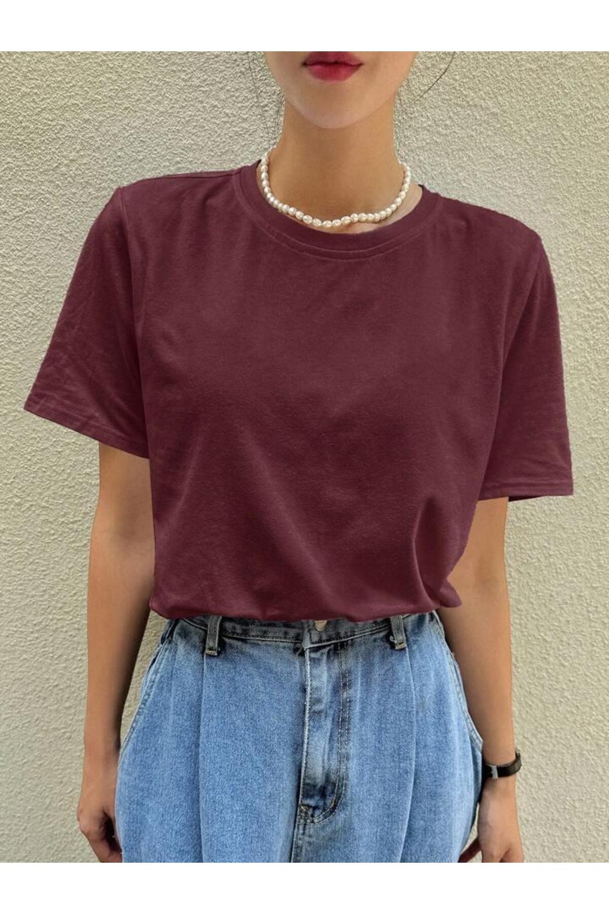 Rahat Kesim  Pamuklu Kısa Kol (Oversize) Tshirt