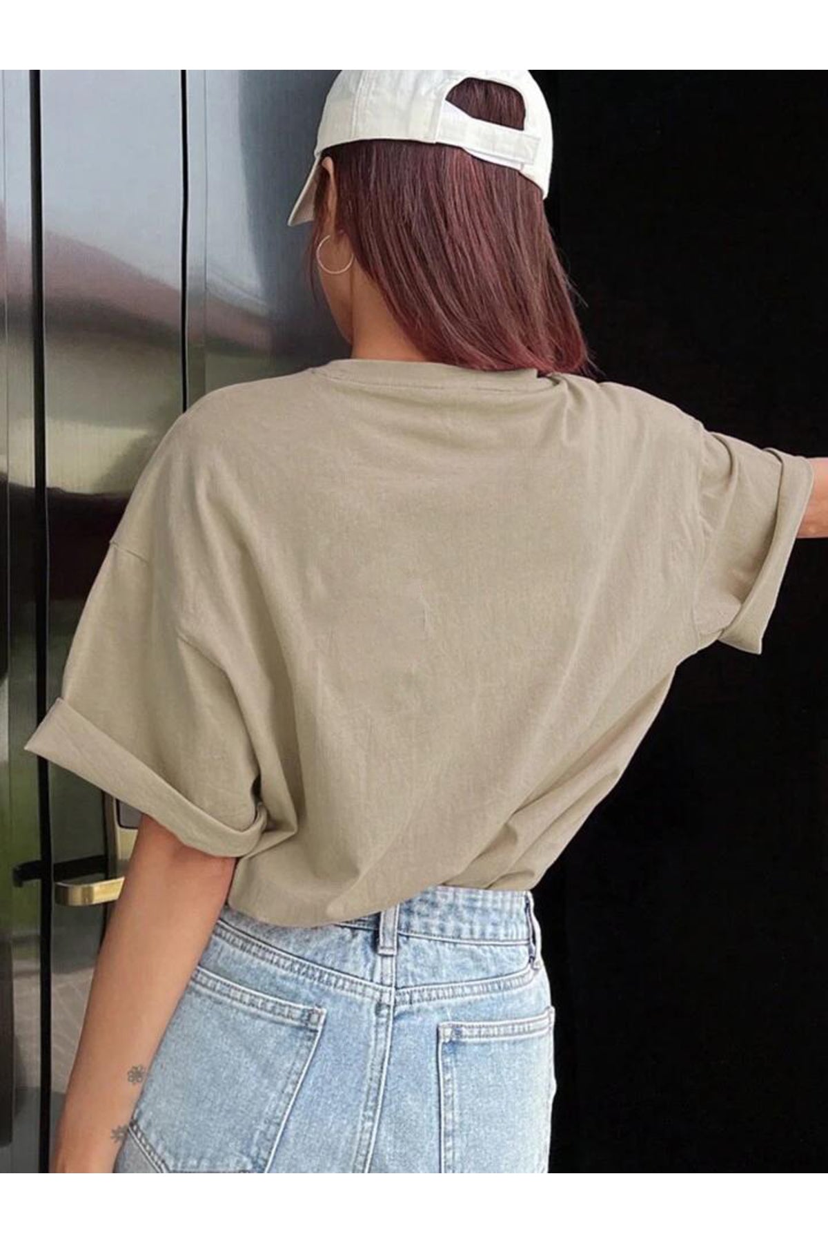 CALIFORNIA SUMMER Baskılı Pamuklu Kısa Kol (Oversize) Tshirt