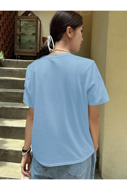 NAZAR BONCUĞU ve GÖZ Baskılı Pamuklu Kısa Kol (Oversize) Tshirt