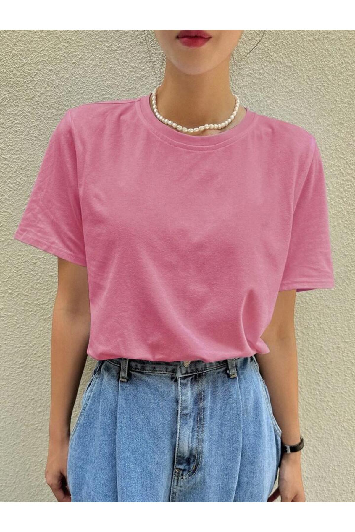 Rahat Kesim  Pamuklu Kısa Kol (Oversize) Tshirt