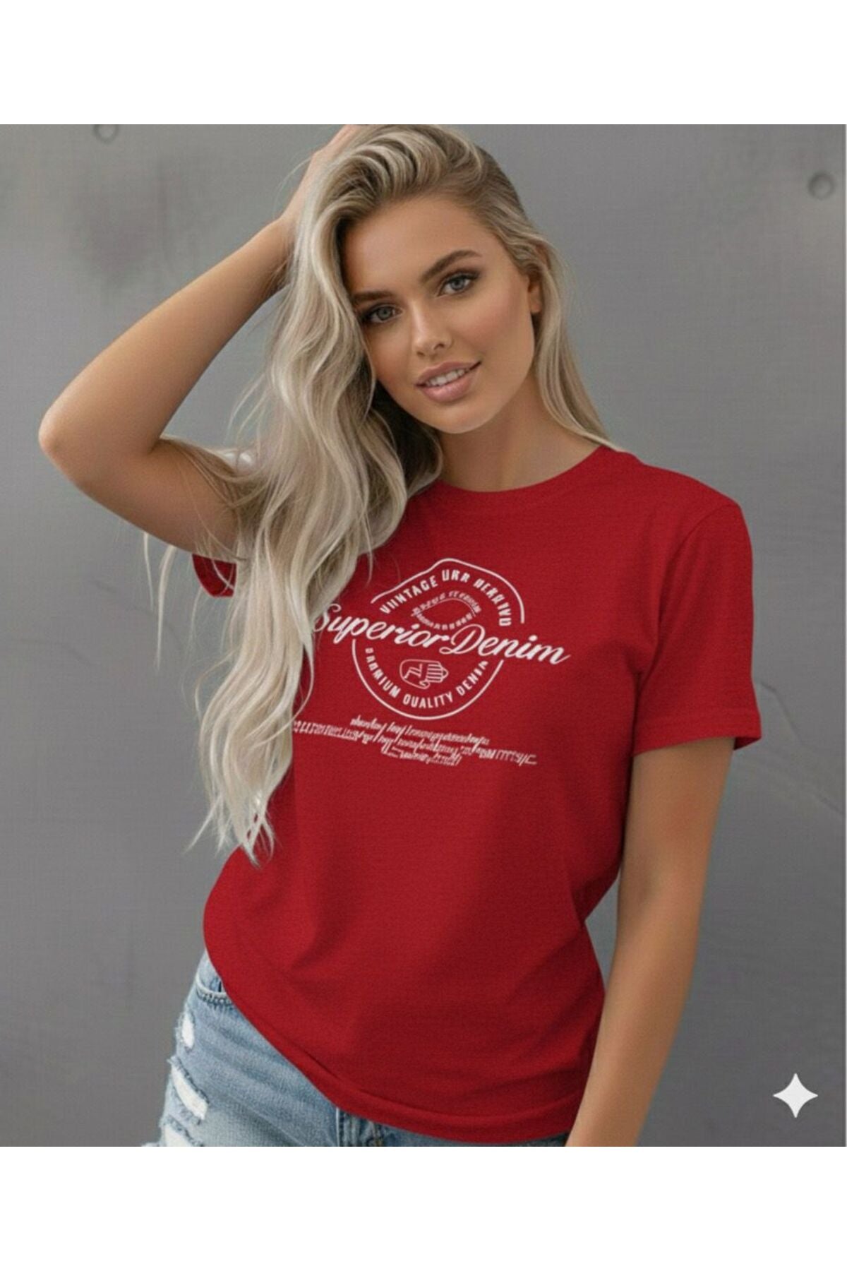 Superior Denim Baskılı T-SHİRT