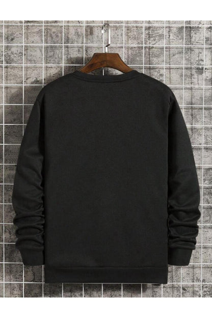 Los Angeles California Baskılı Bisiklet Yaka Pamuklu Sweatshirt
