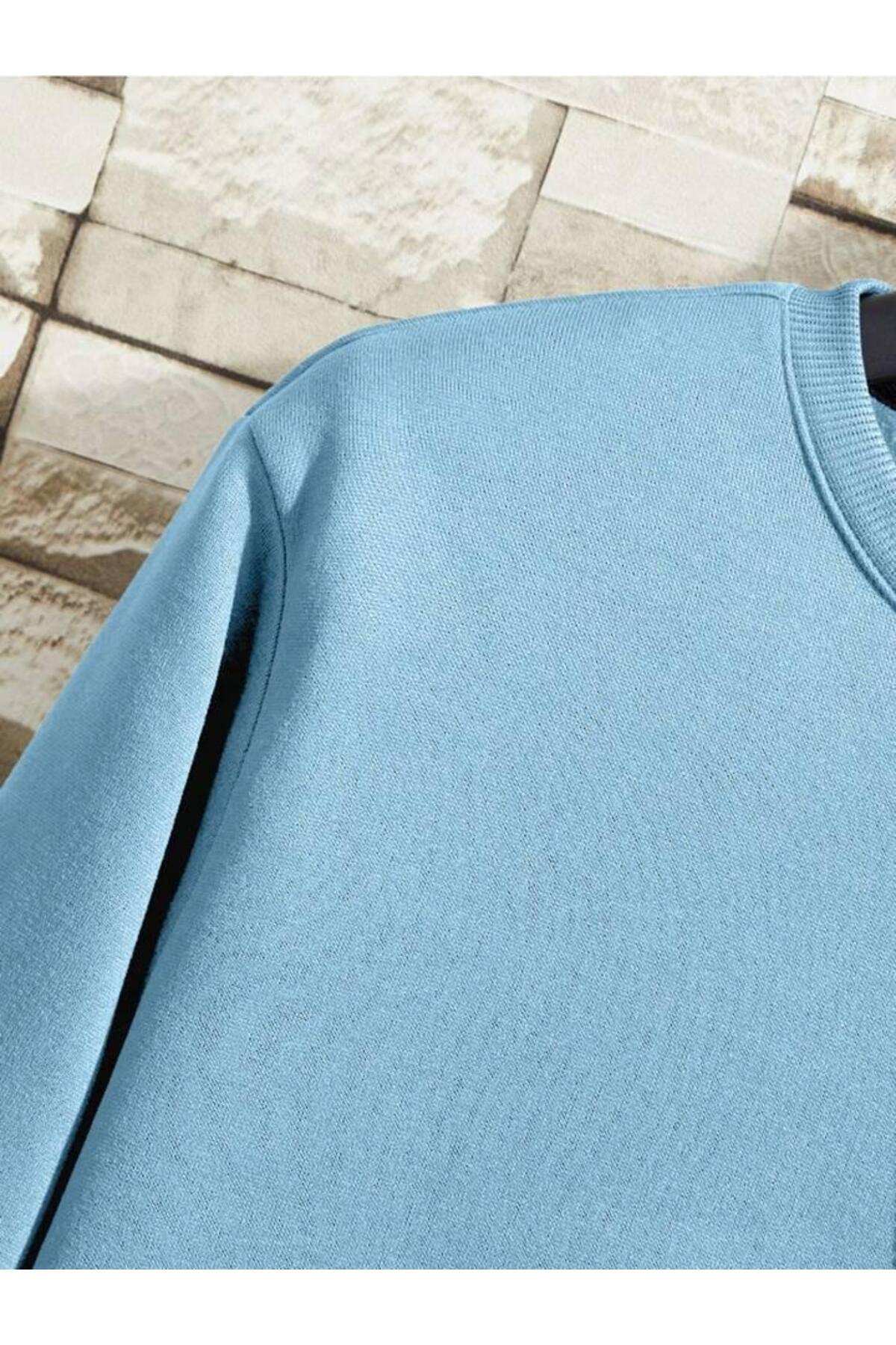 Brooklyn Minimal Yazı Baskılı Oversize Unisex (Sweatshirt)